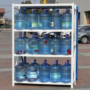 轻型仓储钢制货架中型 置物架地下室角钢简易货架 储藏室角铁货架