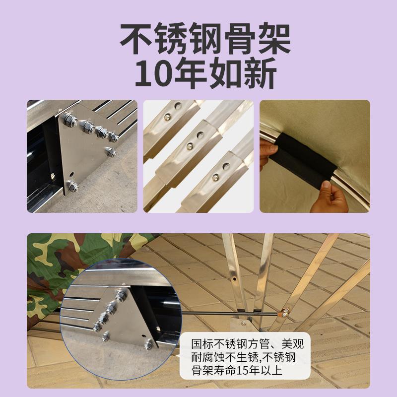 全自动车折叠车棚汽户外防雨防晒篷布家用移动HLJ-6车遮库停车棚