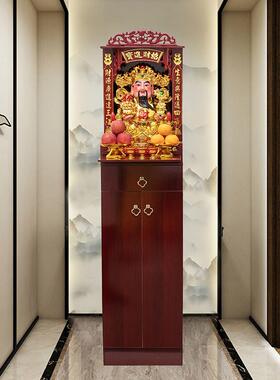 立柜财神爷家用摆件店铺公司办公室客厅文财神像武财神像关公开