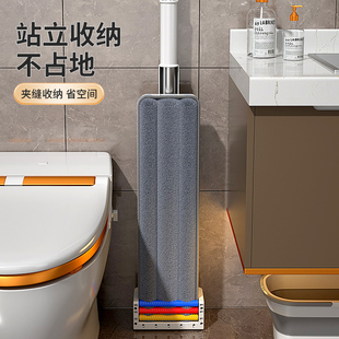 懒人平板拖把拖墩布用吸水拖地神器 免手洗拖把家用一拖净2022新款