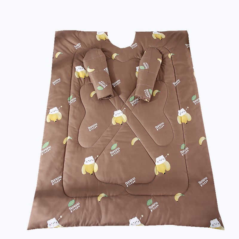 多功能懒人抱枕被子可穿带袖子保暖护肩御寒冬袖被子儿童防踢盖被