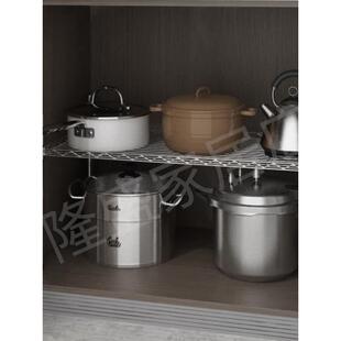 橱柜隔间分层机架可调节单层存储机架厨房台面桌面存储组织者机架