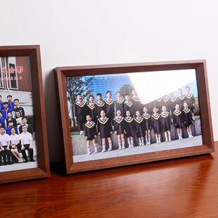 毕业照相框长方形集体合影合照12寸照片大尺寸定制挂墙摆台框架