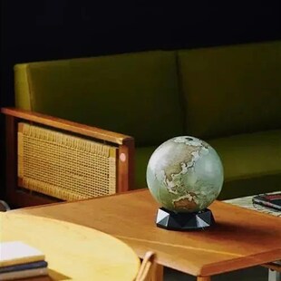 大理石底座】宏微地球仪25cm轻奢手工摆件书房客厅玄关开业贺礼品