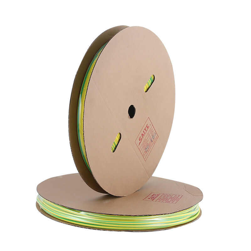 南立黄绿双色热缩管电线保护套绝缘低温接接地线束管道标识3/5/8/