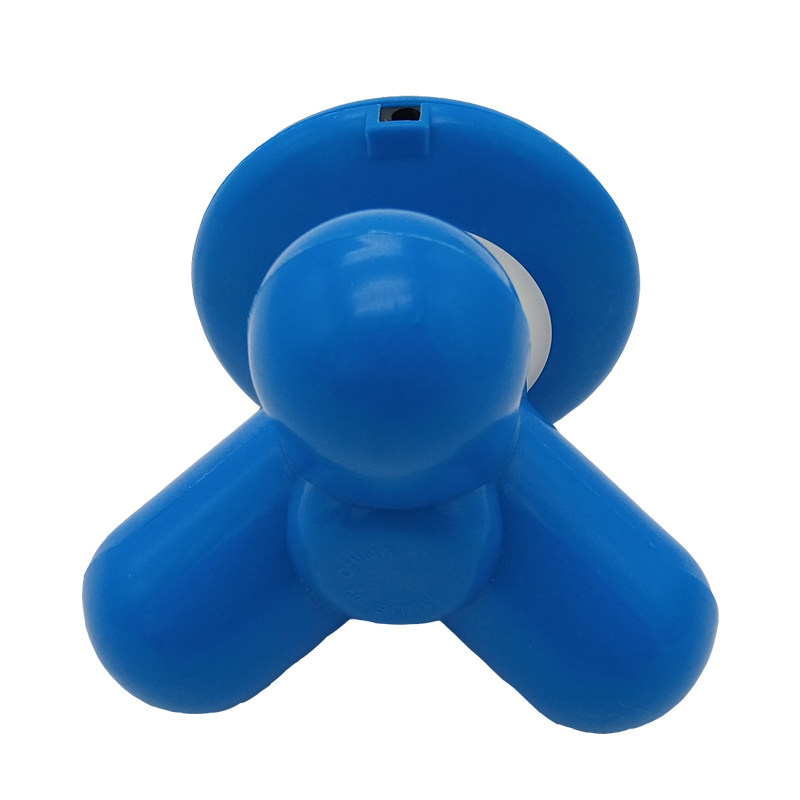 迷你三角按摩头便携小型USB充电MINI电动三脚震动全身针灸穴位器