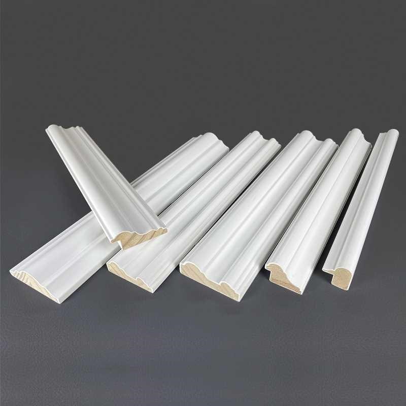 实木线条背景墙装饰边框平板木条欧式白色线条烤漆U木线条非石膏