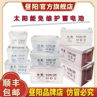 太陽能12V專用鉛酸膠體免維護蓄電池100AH家用監(jiān)控攝像頭路燈電瓶