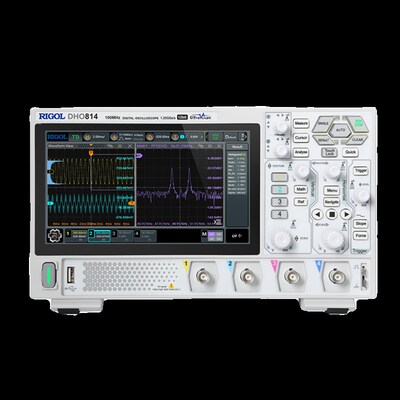 普源DHO802/804/812/814便携数字示波器 2/4通道高分辨率12bit