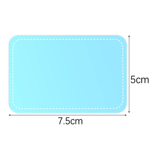 200贴蓝色黑板PVC可擦写重复使用移动防水厨房标签贴纸储物标记贴