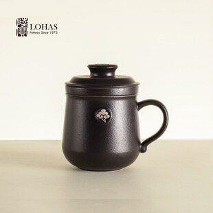 陆宝陶瓷云中锦书盖杯茶水分离个人泡茶过滤办公室轻奢茶具伴手礼