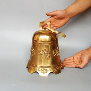 黄铜铸造风铃挂件铜钟铜铃铛庭院寺庙中式创意装饰品挂件日常送礼