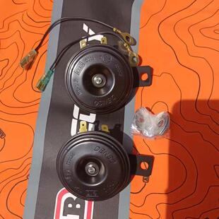 日本DENSO电综吉姆尼汽车鸣笛高低音喇叭一对超响改装鸣笛喇叭