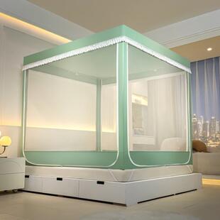防摔蚊帐2025新款四面遮光儿童床帘定制围栏床上帐篷挡风空调直吹