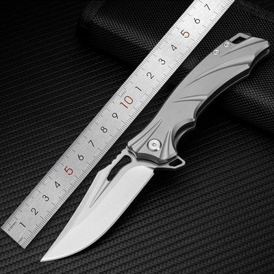 m390粉末钢折叠刀高硬度锋利钛合金小刀户外随身折刀野外水果刀具