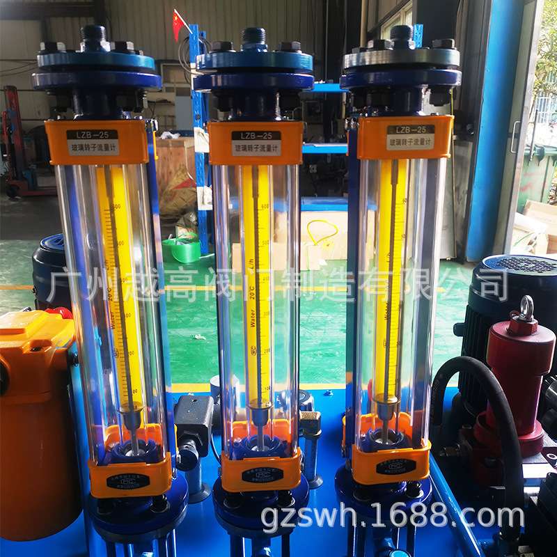 不锈钢防腐LZB-10WB玻璃流量计面板式浮子流量计金属管浮子流量计