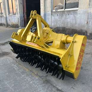 拖拉机带树枝粉碎机 树枝打烂机 退林还耕处理白皮松雪松