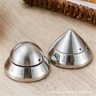 304不锈钢创意厨房时间提醒器 倒计时器 定时器机械不锈钢计时器