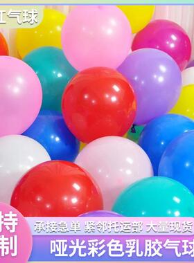 02.2克哑光珠光乳胶气球室内婚礼生日活动派对场地装饰气球