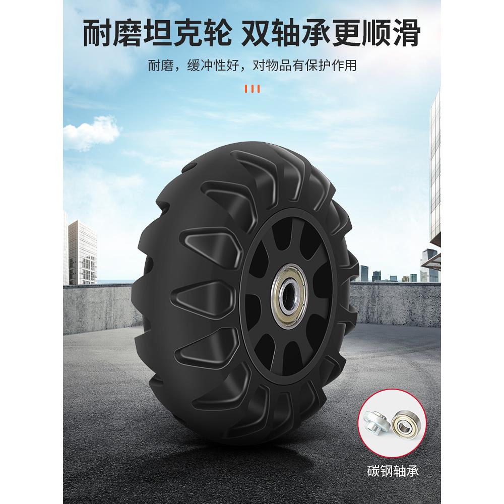 7YX手拉车便携拖车轻便行李车家用取快递小车拉货推车折叠拉