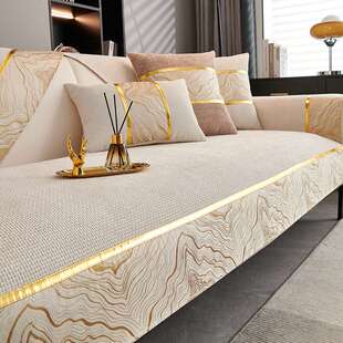 2025年新款四季通用雪尼尔轻奢高级感贵妃沙发垫防滑耐磨沙发盖布