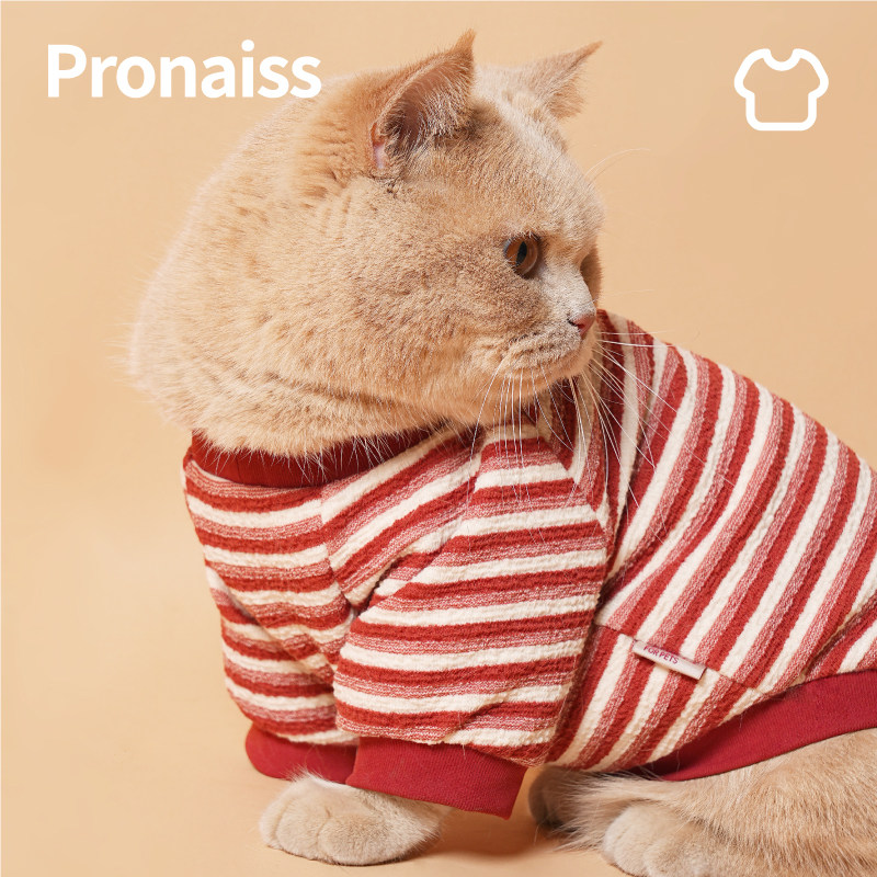 猫咪衣服狗狗保暖卫衣秋冬小猫防掉毛衣服比熊条纹衣加厚宠物服饰,宠物/宠物食品及用品,猫宠物服装/雨衣（新）,淘宝优惠券,粉丝福利购,淘宝优惠卷