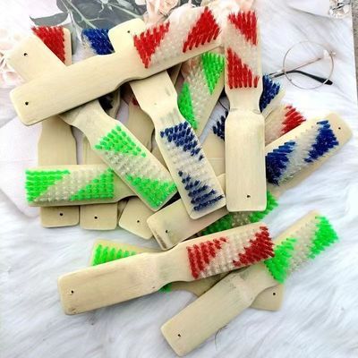 天然竹制鞋刷子硬毛洗鞋刷地毯刷家用洗衣刷长柄刷清洁地板刷神器