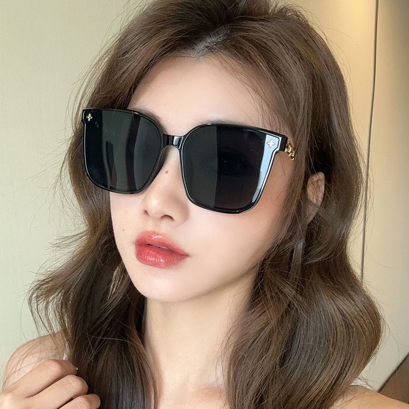 韩版墨镜女高级感ins网红款方形防晒太阳眼镜大框圆脸显瘦眼镜男