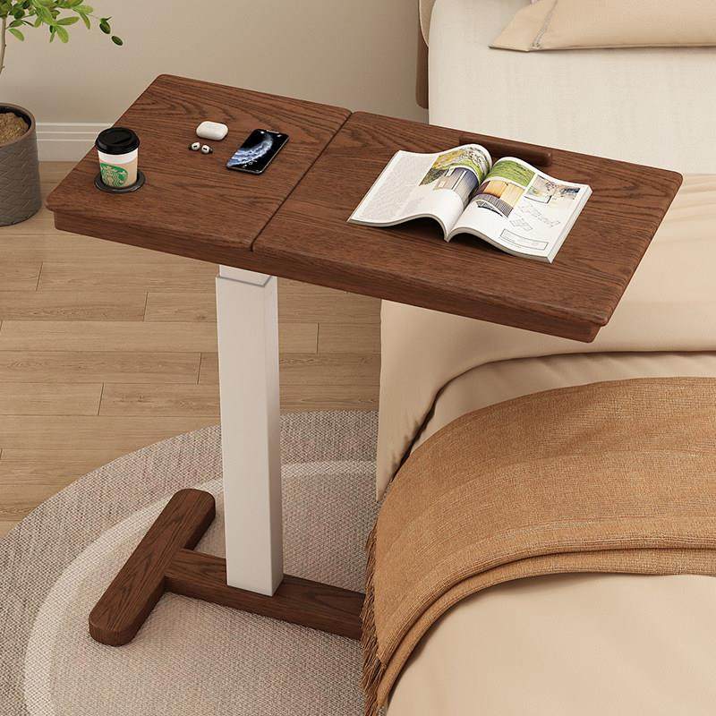 新款木实边桌带可移动升轮降床笔记型电ICR脑桌沙发边桌边几床上,住宅家具,床边桌,淘宝优惠券,粉丝福利购,淘宝优惠卷