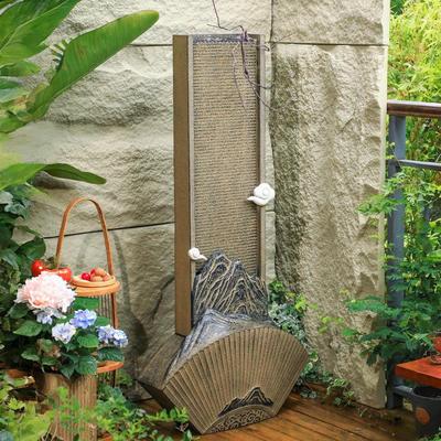 韵堂中式落地流汉水摆件室内造景装饰循入户阳露FEV台台环水景观