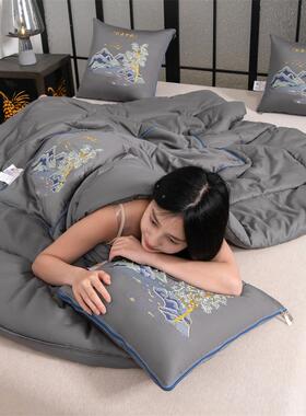 车全棉抱枕被两用二合一新中刺式绣WR-J685靠垫背汽办公室床头载