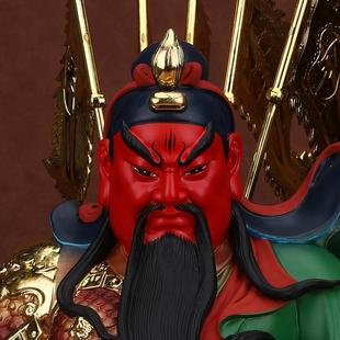 二爷关圣EFZ帝君财神关关羽家用树脂供奉佛像招财武关公摆件神开