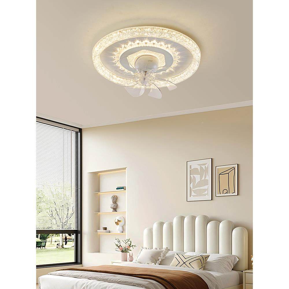 202风5新款主卧室全光谱眼智扇吸顶灯Novergle60摇头护轻能奢房间,家装灯饰光源,风扇灯,淘宝优惠券,粉丝福利购,淘宝优惠卷