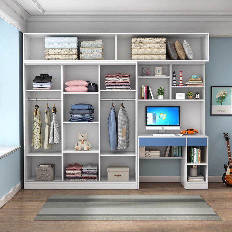 衣柜7919书桌体组小户合一型卧室儿童房衣儿柜拉门移门多功能童衣