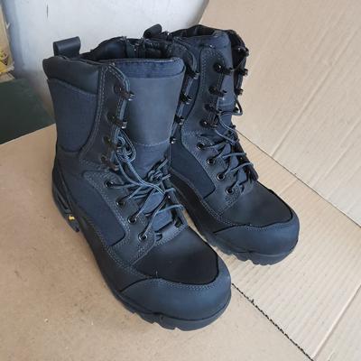 清315库存防仓砸抗水扎防火防防踢撞5阻燃牛皮防护靴登SRK山靴户