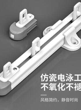 欧静音窗帘轩轨滑SSGD轨道窗帘杆导单轨顶装轨伸缩侧装直轨挂钩一