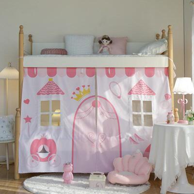 儿铺童双层床蚊帐孩公主风高低床上下女蚊 帐 双层字母床99698745