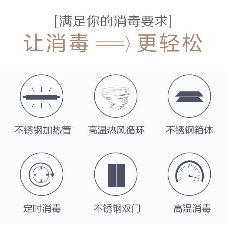 邦祥R食P1对200F高温热风循环消毒柜T大容量开门90068500L餐盘具