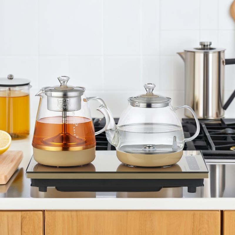 C06底部上水茶电热水壶上泡茶炉台茶桌嵌入式烧壶水自动水茶饮机