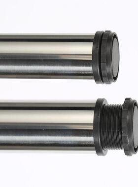 玻璃专YUU用柜脚小户茶几腿形铝饼桌圆腿家用不锈钢桌子型约简支