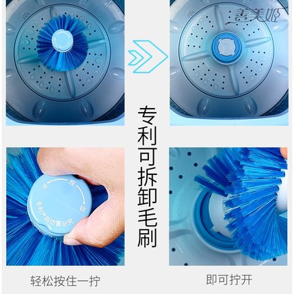 洗衣机半自动洗衣机家用双桶洗衣机刷鞋洗衣机家用小型机带甩干