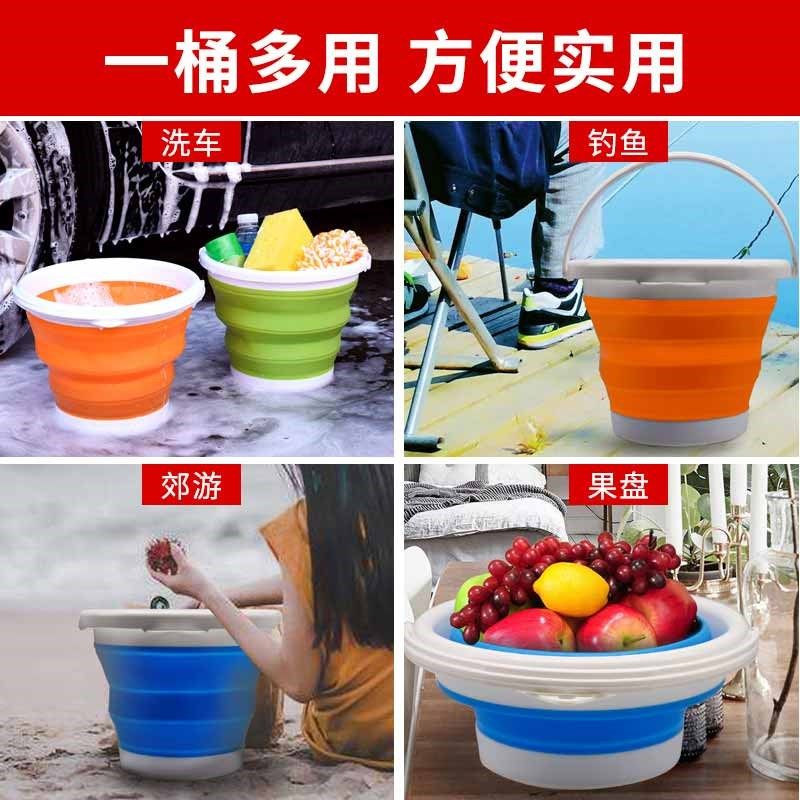 车载垃圾桶可折叠k车用多功能水桶汽车内用折叠垃圾桶车内收纳桶