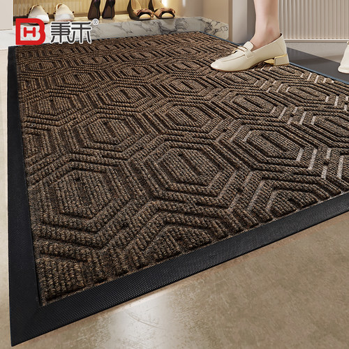 进门地垫2024新款酒店大门口脚垫高级商用耐脏防滑垫玄关入户地毯