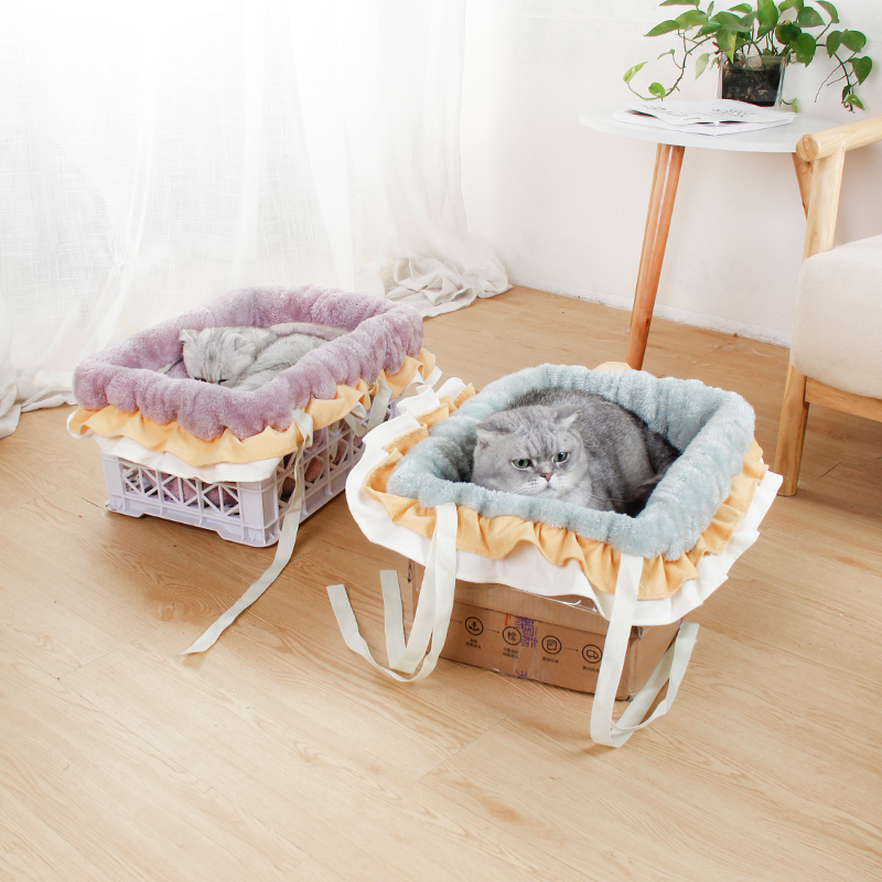 猫咪吊床悬挂式窗户挂窝晒太阳猫秋千猫窝宠物床保暖柔软踩奶猫床