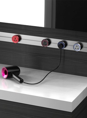 岛台厨房客厅铝合金电力导轨英式电制明装轨道插座港版13a接线板