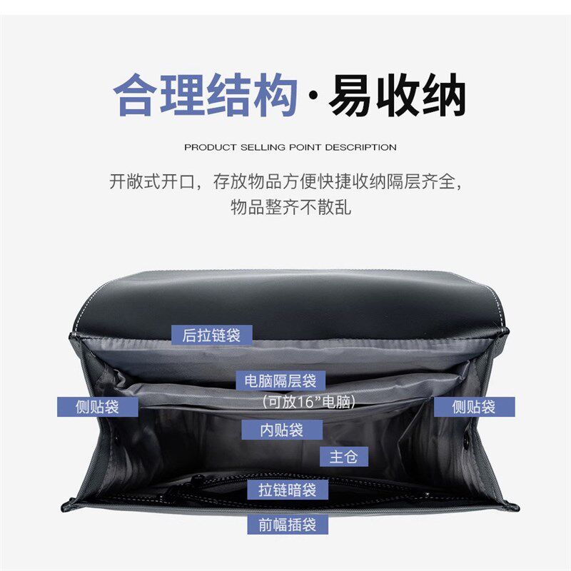 背包男款时尚2024新款简约商务通勤电脑包潮流女大容量双肩包