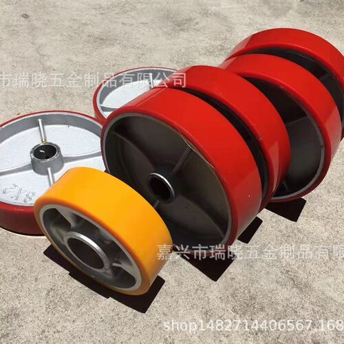 脚轮超重型轮4寸-8寸铁芯聚氨酯万向轮设备工业轮