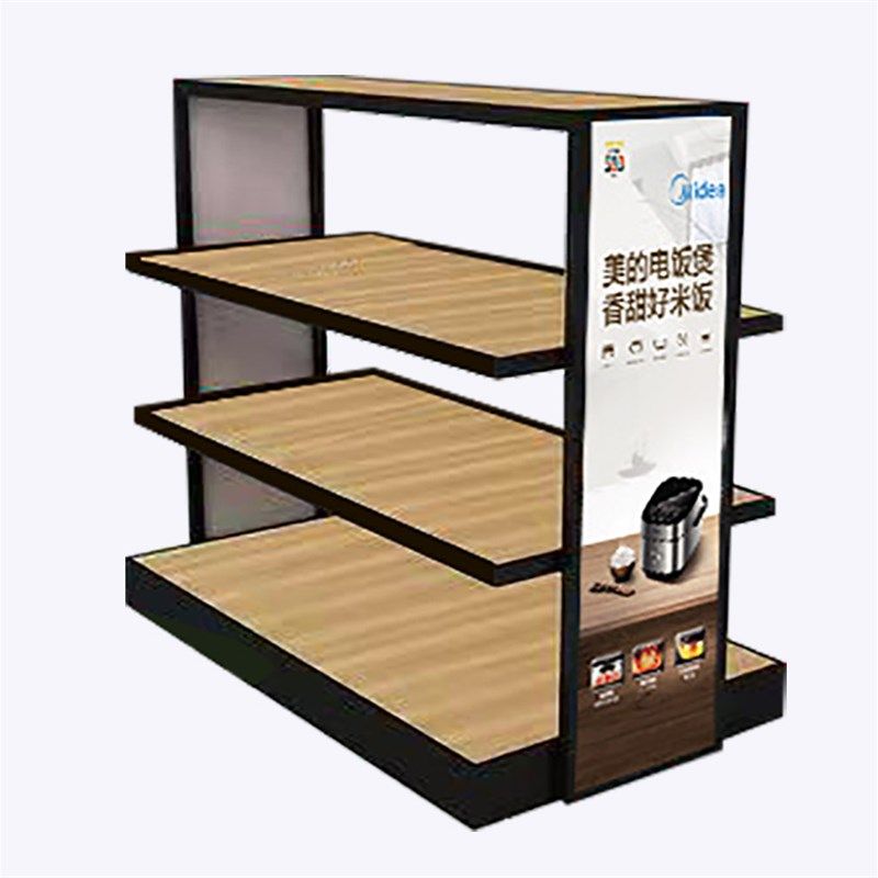 小家电货架展示柜展架多层电器电池炉托架展架铁架带灯展台