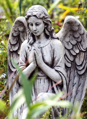 天使女孩摆件花园别墅庭院园林户外装饰品落地田园景观工艺品园艺
