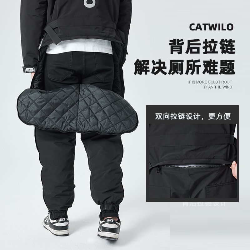 电动车挡风被冬季加厚保暖电动车防水挡风衣冬款机车骑行防寒服